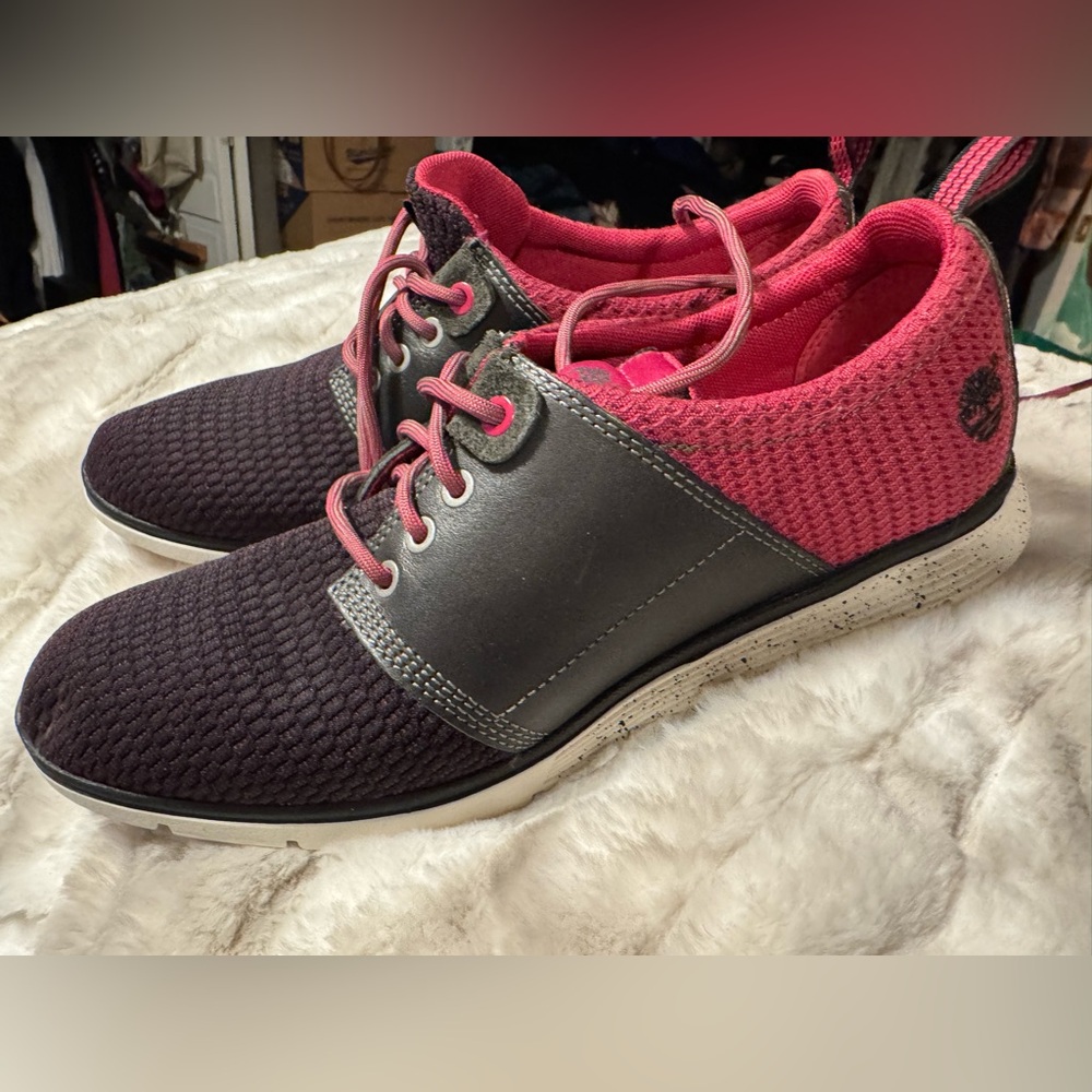 Timberland Willington Oxford Women's Pink
Maroon Trainers Shoes A15QB Sz 10 NWOT